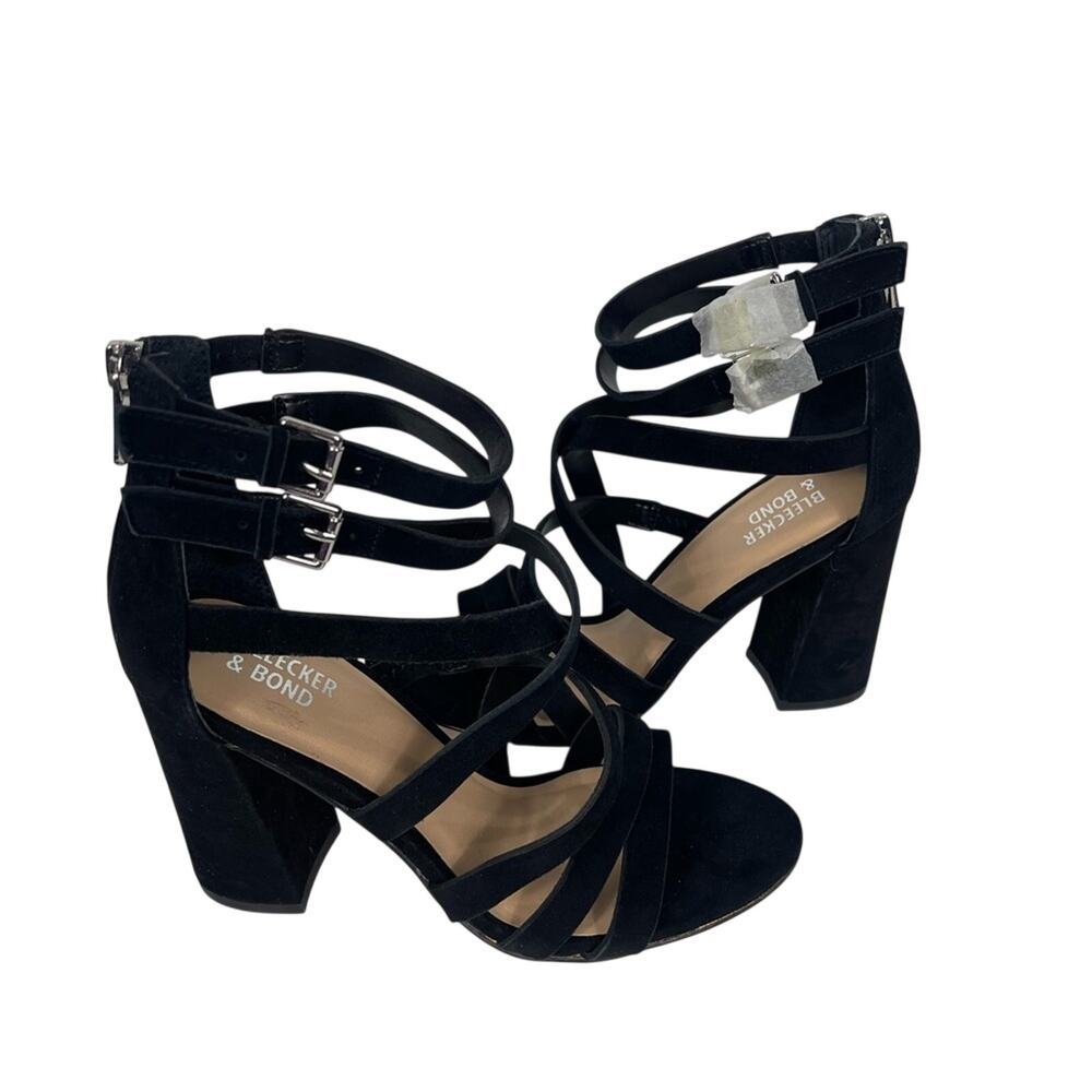 Bleeker & Bond Women’s Mindy Strappy Heel Black Size 6 NEW - Picture 6 of 12